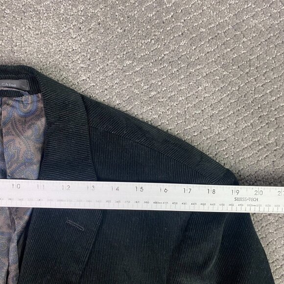 Lauren Ralph Lauren Corduroy Blazer Sport Coat Men's 40L Brown Elbow Patches - Picture 10 of 14